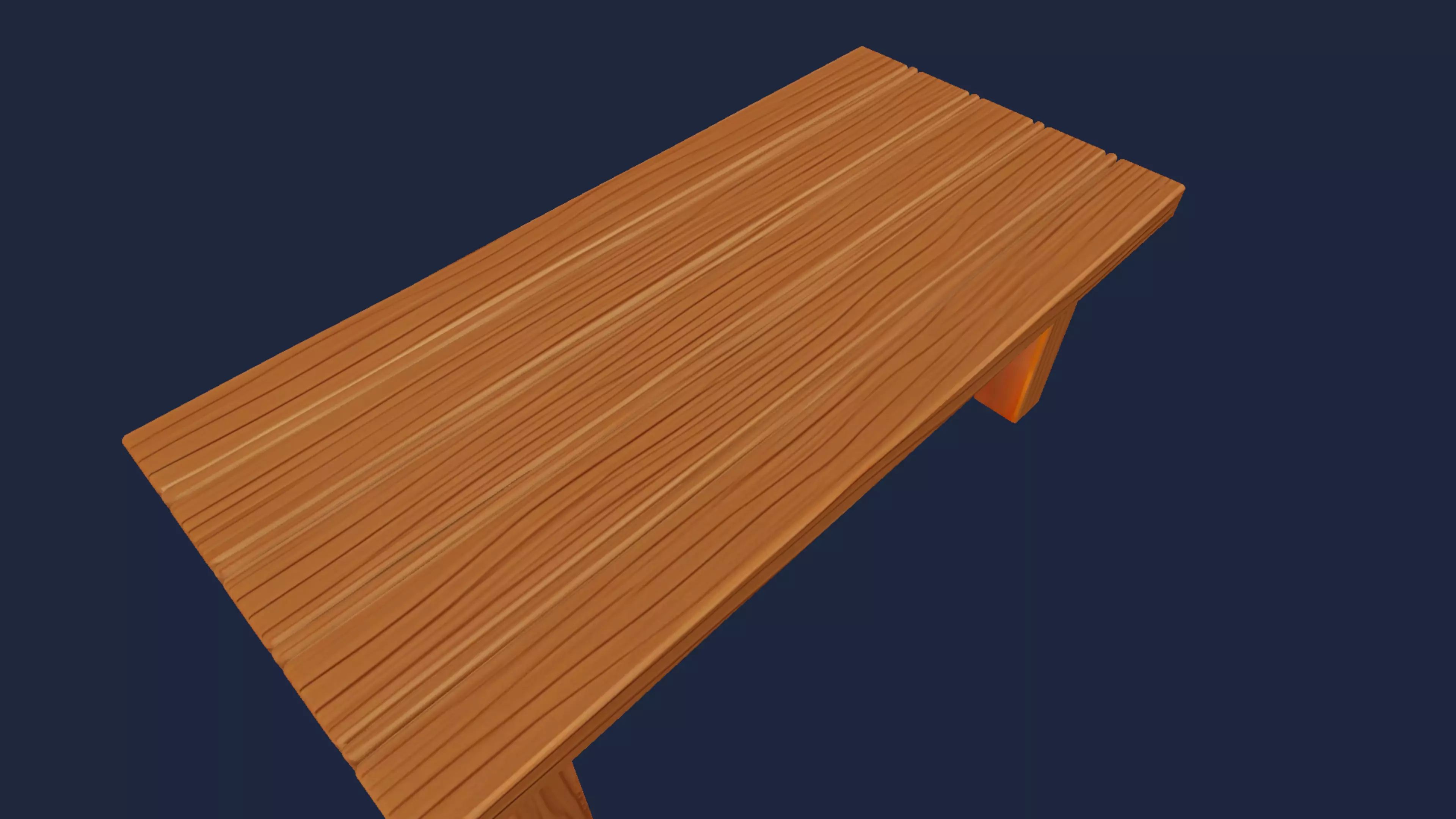 Wooden Table 3D model_10