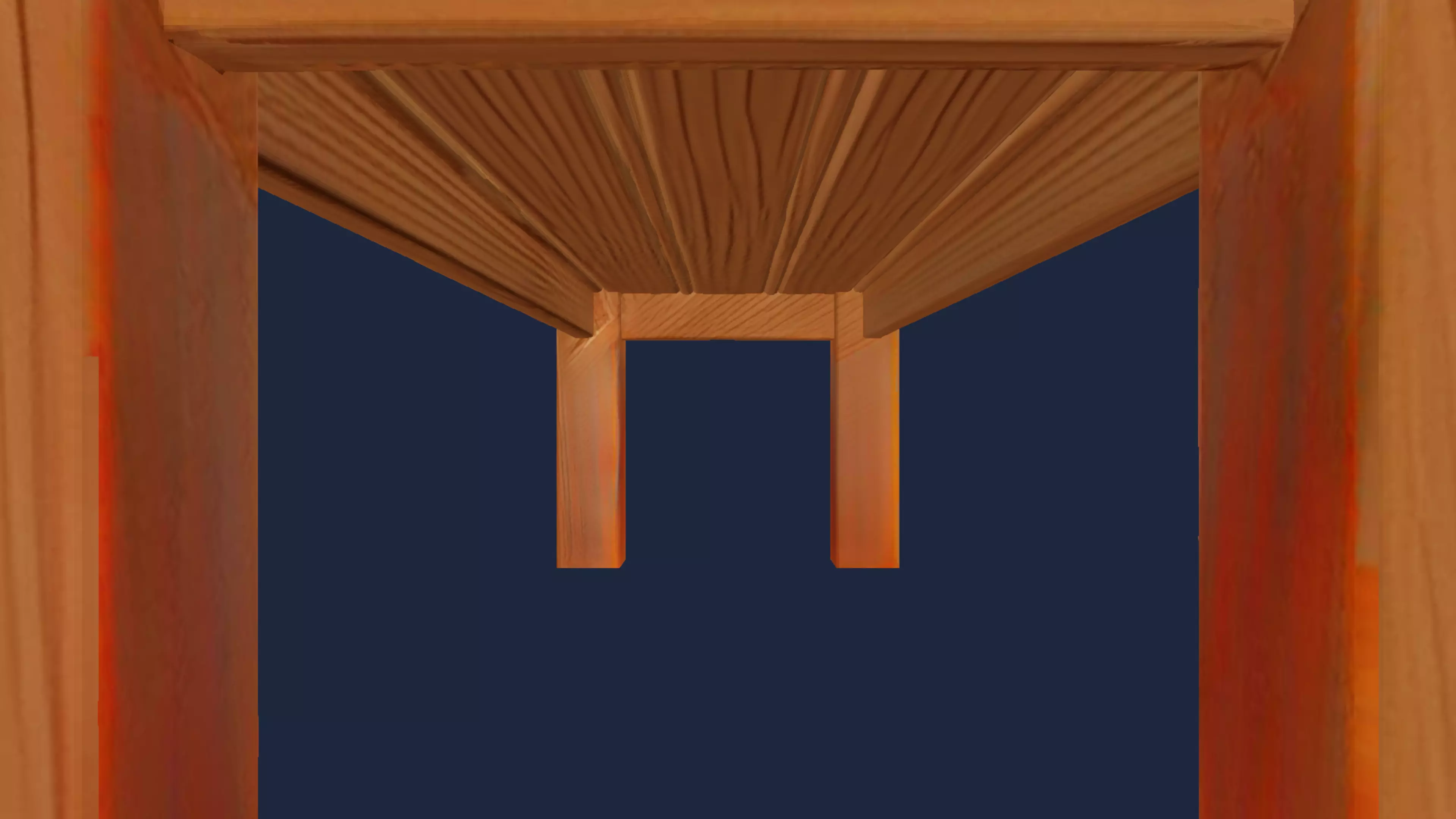 Wooden Table 3D model_19