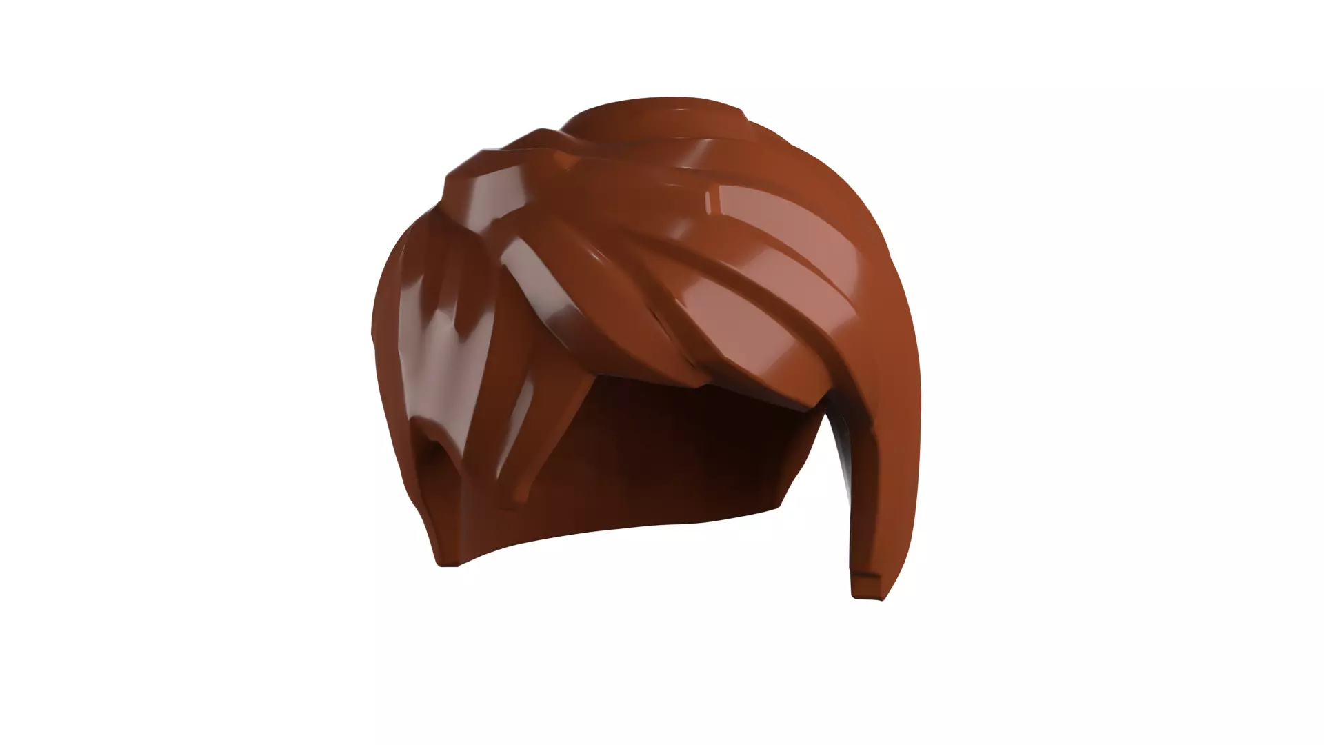 Custom3Dprint Minifigure Accessory - Minifigure Hair S2 - 083 3D print model_11