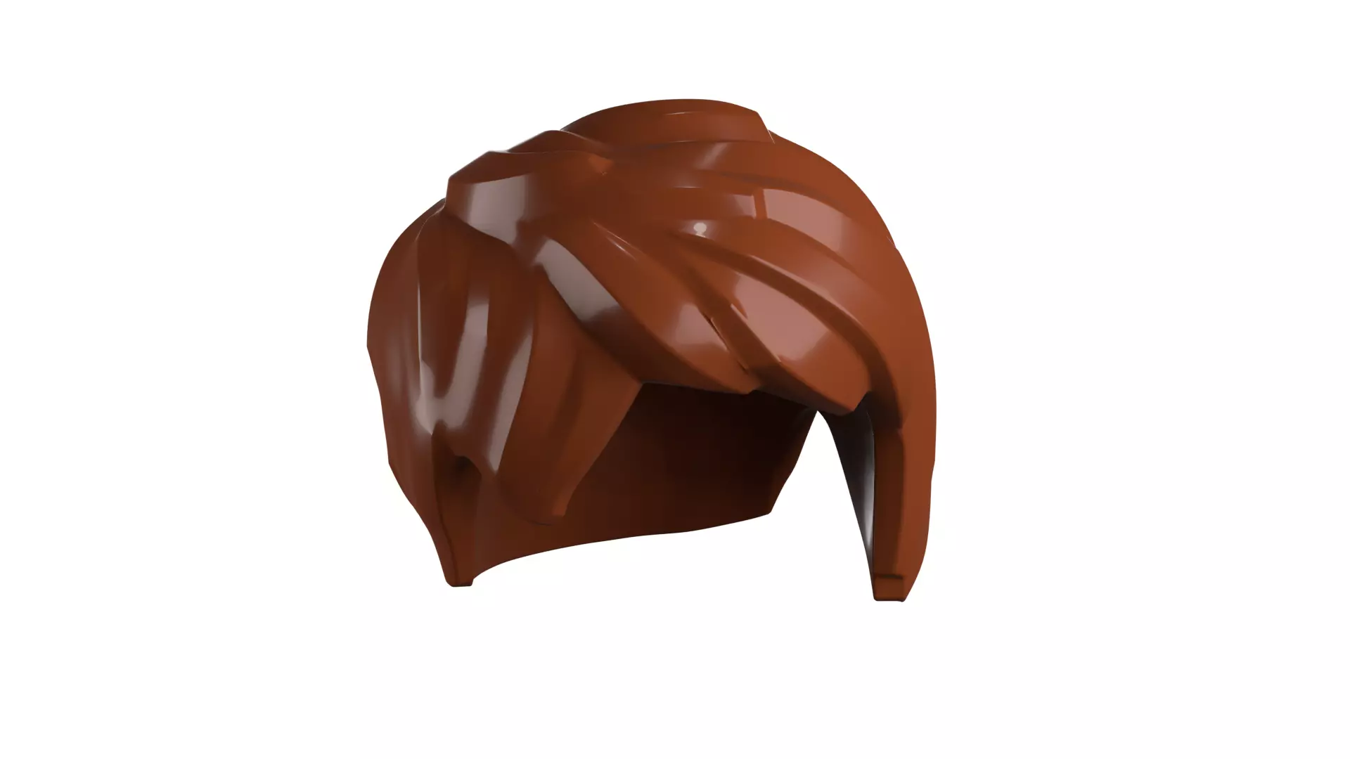 Custom3Dprint Minifigure Accessory - Minifigure Hair S2 - 083 3D print model_13