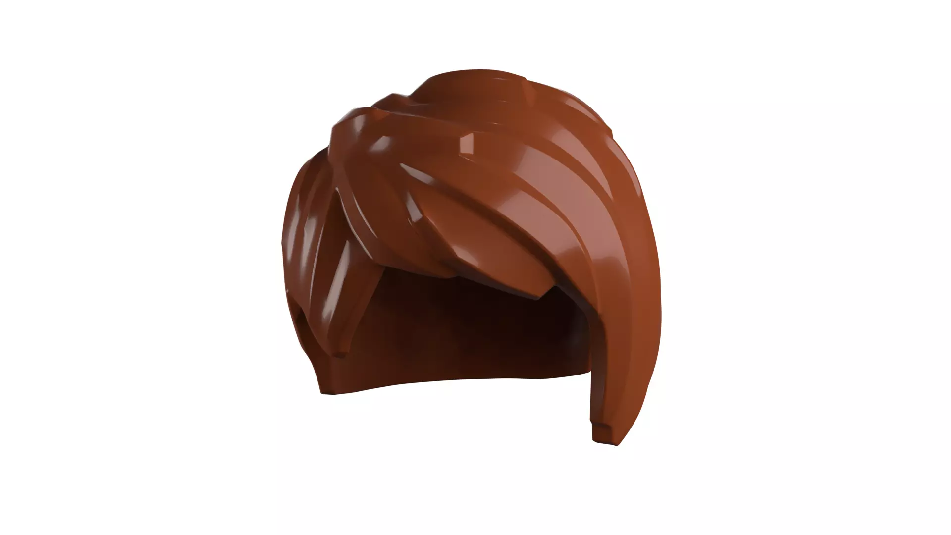 Custom3Dprint Minifigure Accessory - Minifigure Hair S2 - 083 3D print model_7