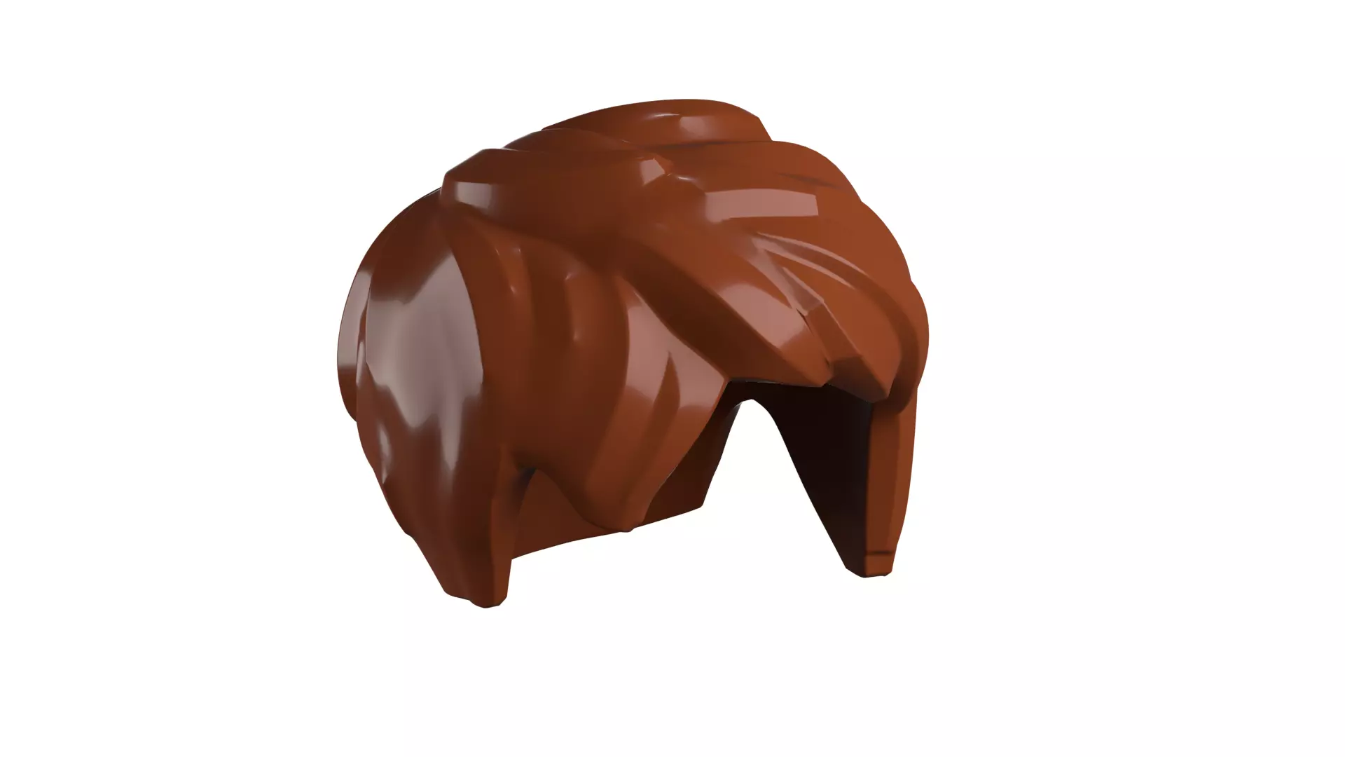 Custom3Dprint Minifigure Accessory - Minifigure Hair S2 - 083 3D print model_18