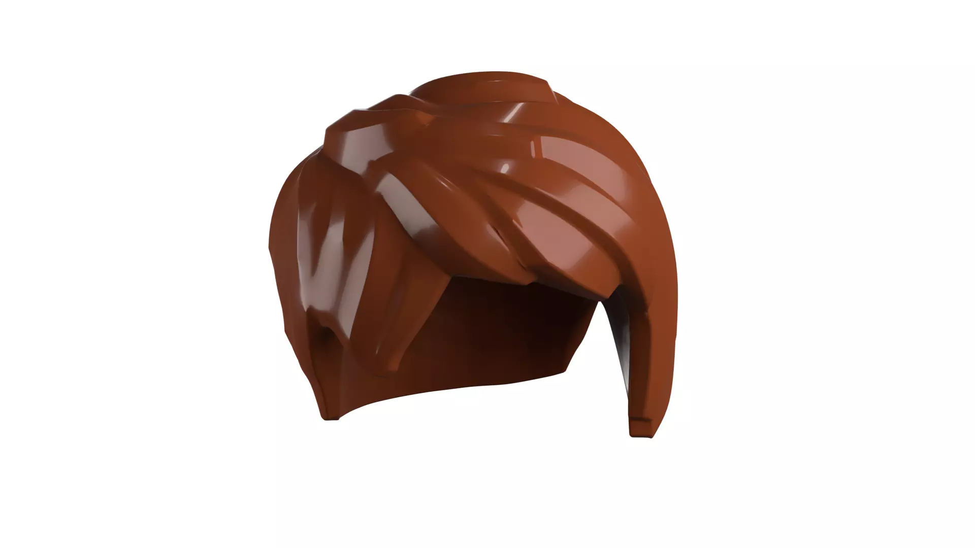 Custom3Dprint Minifigure Accessory - Minifigure Hair S2 - 083 3D print model_12