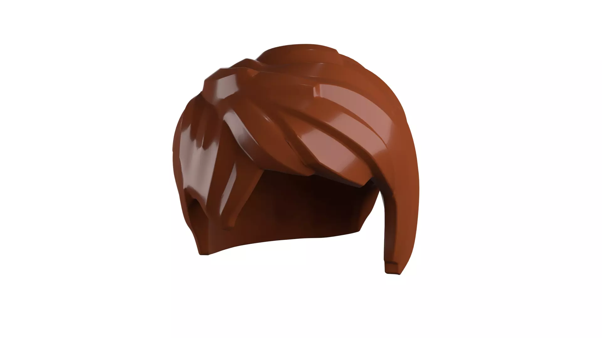 Custom3Dprint Minifigure Accessory - Minifigure Hair S2 - 083 3D print model_10