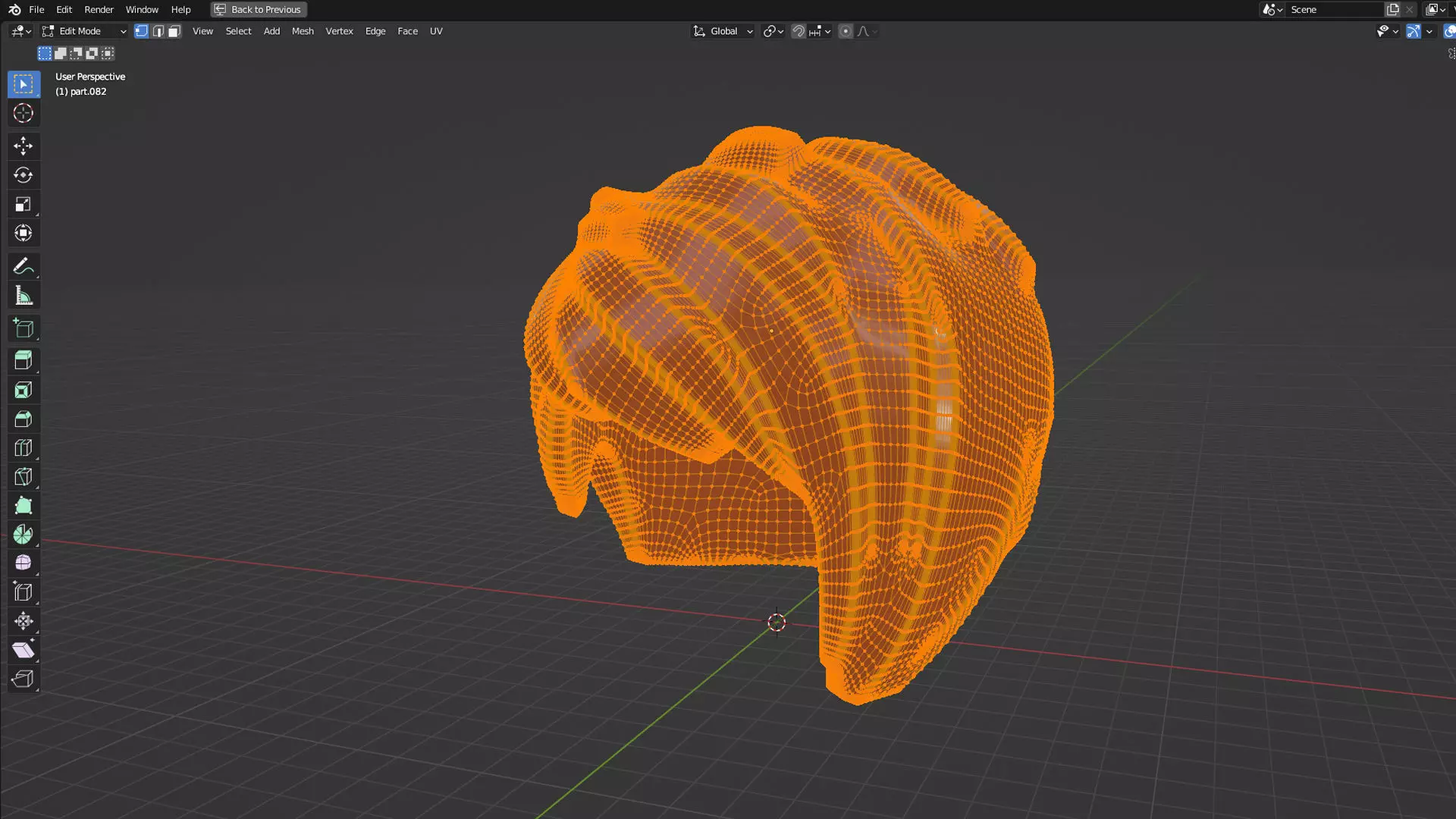 Custom3Dprint Minifigure Accessory - Minifigure Hair S2 - 083 3D print model_1