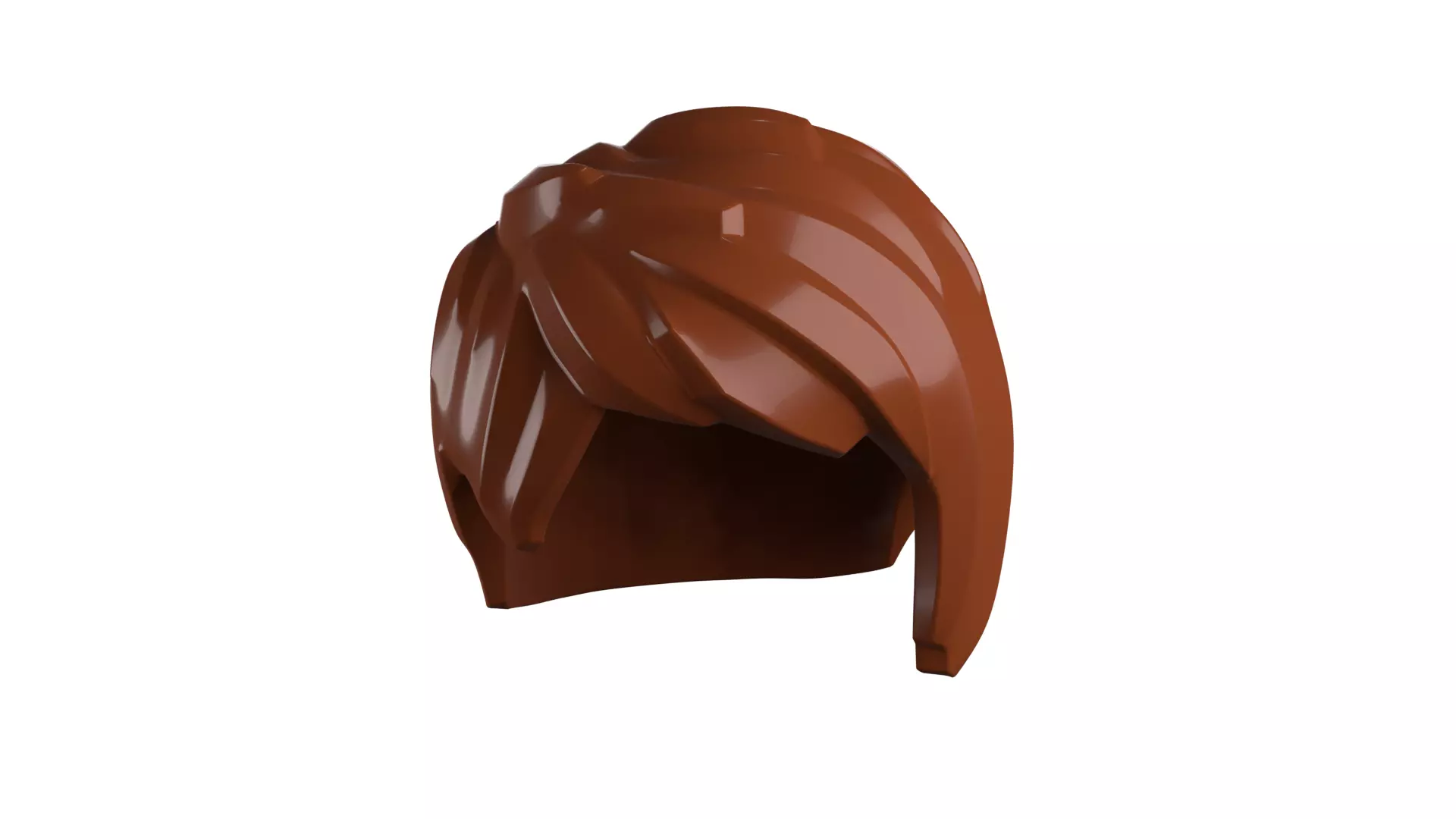 Custom3Dprint Minifigure Accessory - Minifigure Hair S2 - 083 3D print model_8