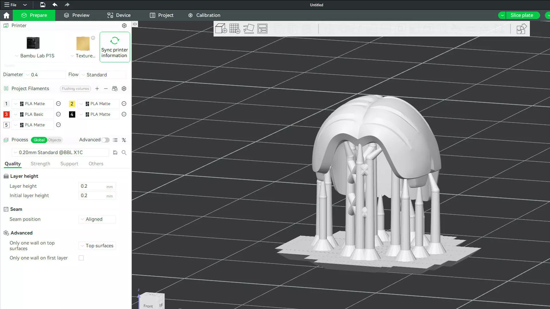 Custom3Dprint Minifigure Accessory - Minifigure Hair S2 - 084 3D print model_3