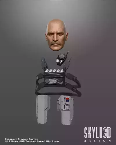 Sergent Gharial One12 Scale Custom STL