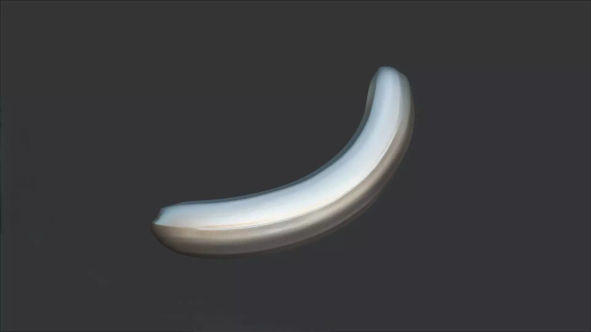 Peeled Banana 3D model_1