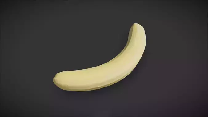 Peeled Banana 3D model