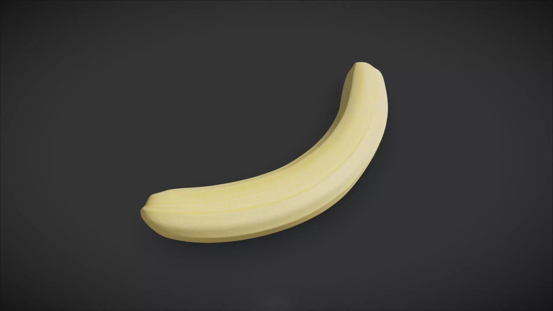 Peeled Banana 3D model_0