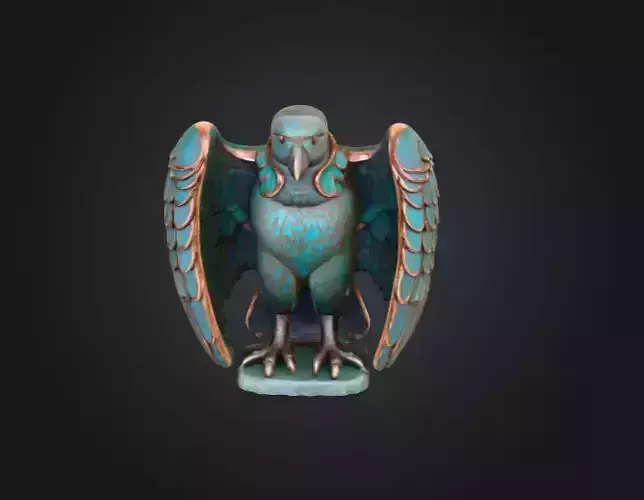 Ancient Falcon Statue
