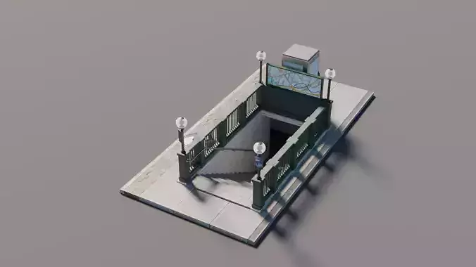 City Street Assets - Metro Entrance