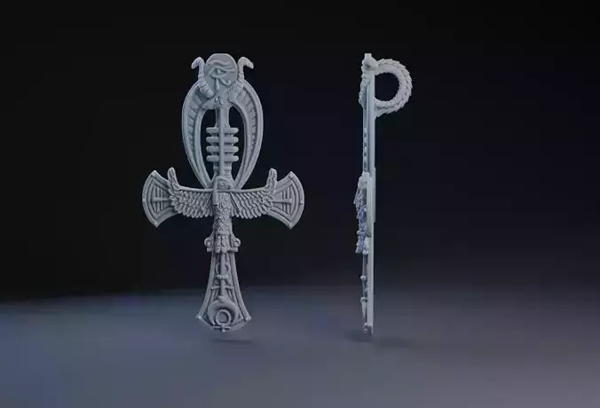Ankh Pendant 3D Printable Egyptian Symbol of Life