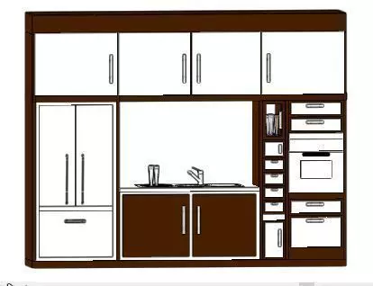 kitchen bic Free 3D model