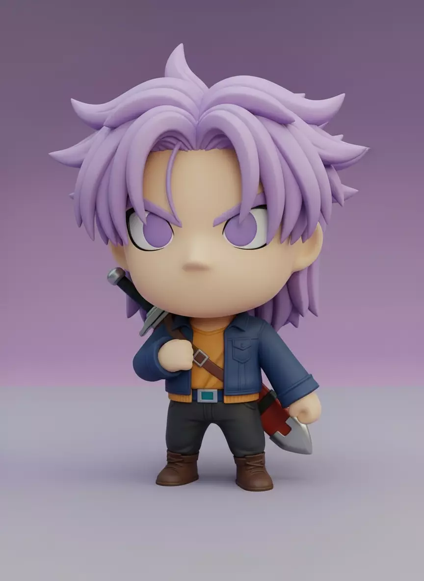 Kawaii Trunks Collectible 3D Figure 3D print model_0