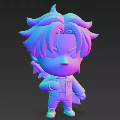 Kawaii Trunks Collectible 3D Figure 3D print model_4