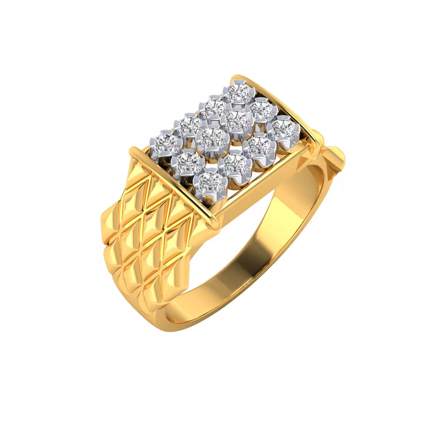 Mens Ring Render 3dm STL MTL SLC JCD OBJ FBX Details 3D print model