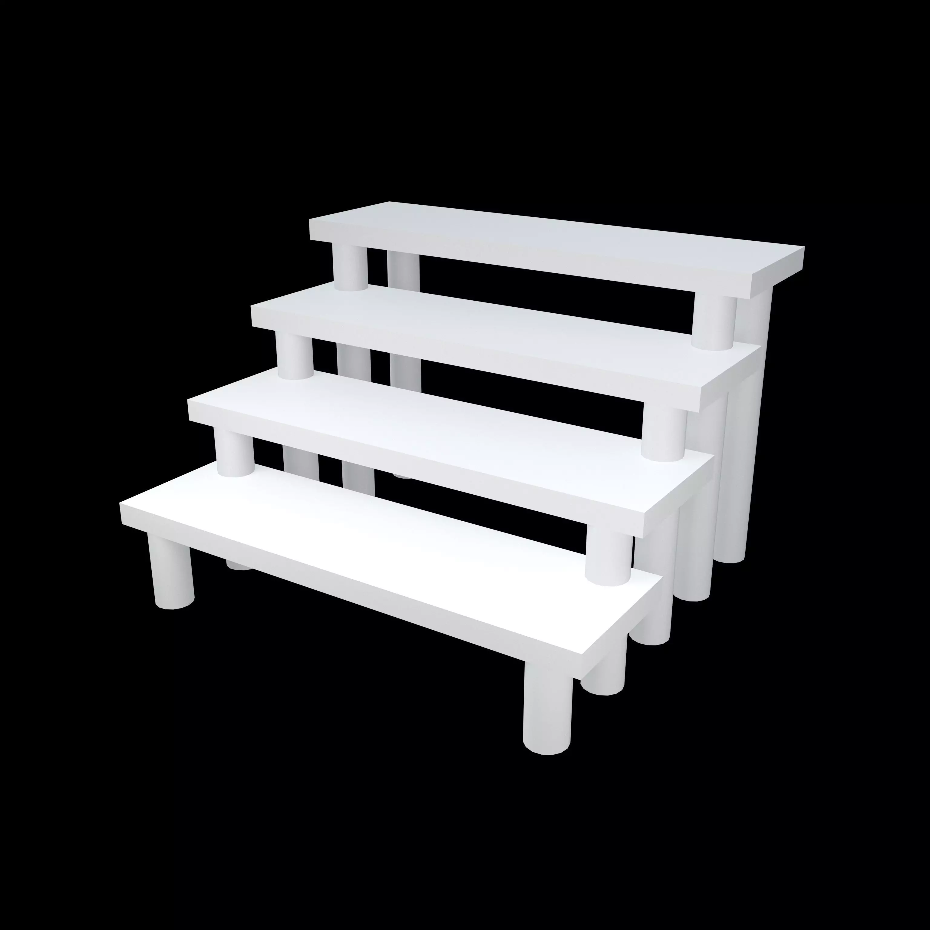 Model Display Rack v3 002 Low-poly 3D model_0