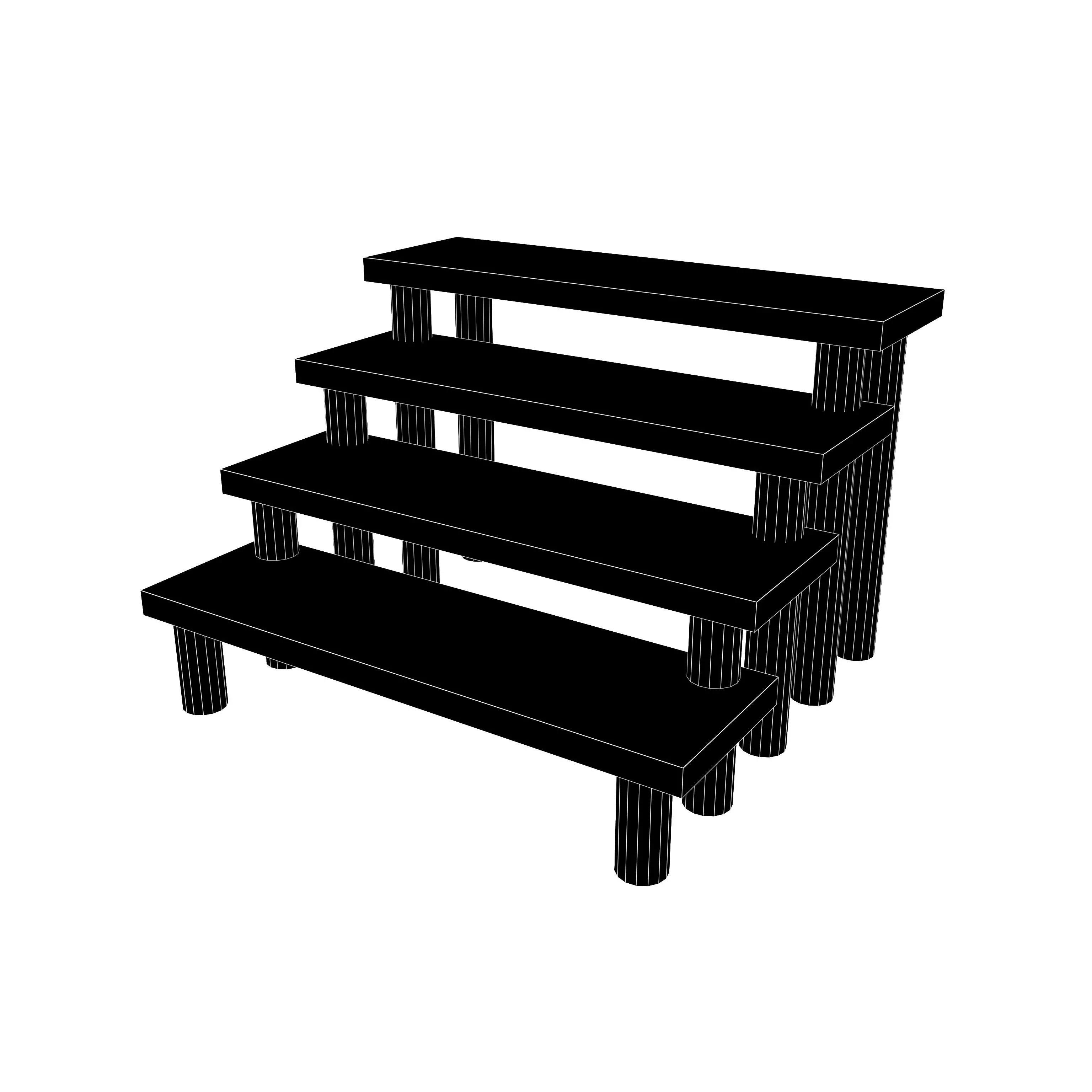 Model Display Rack v3 002 Low-poly 3D model_6