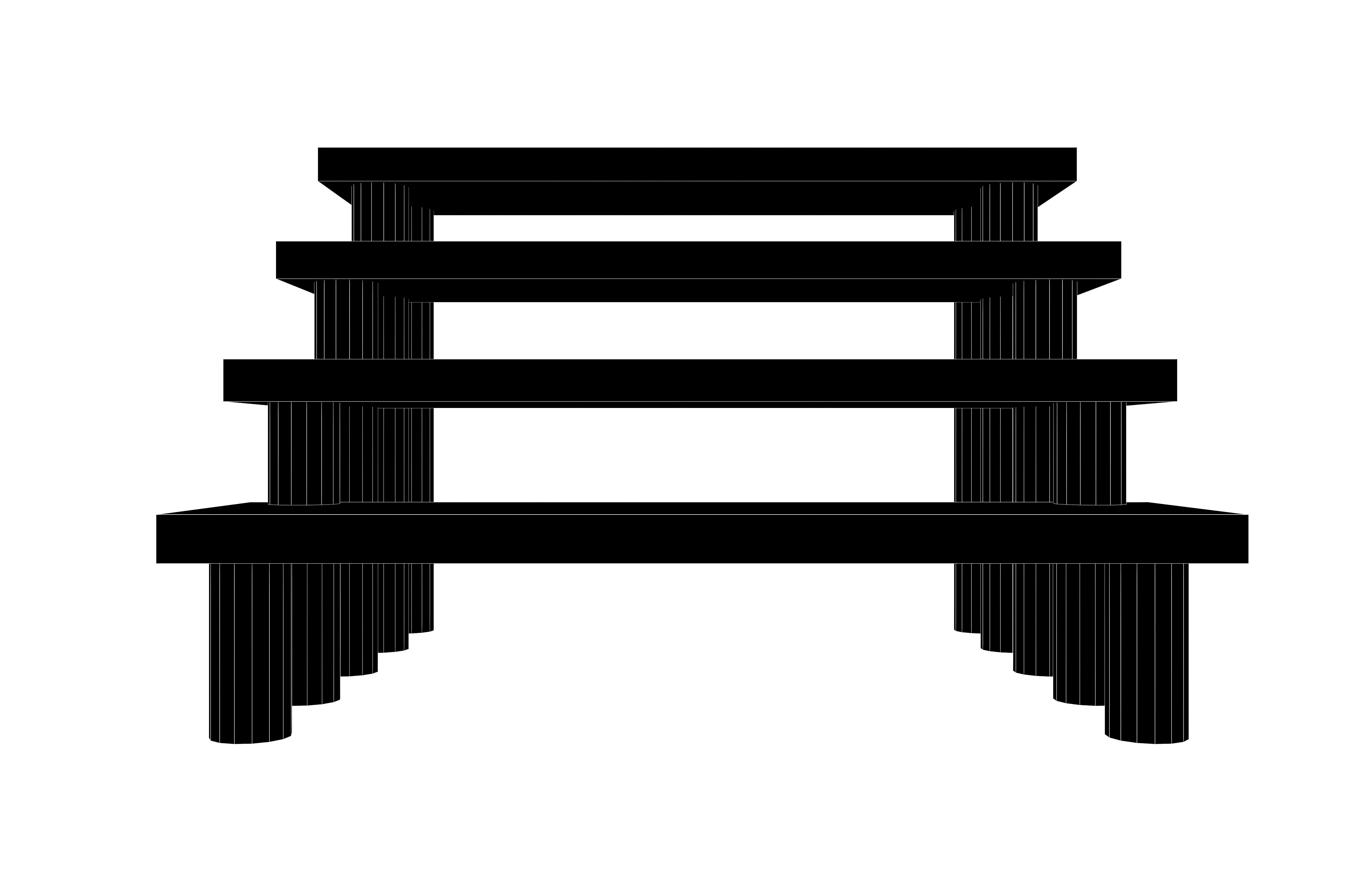 Model Display Rack v3 002 Low-poly 3D model_7