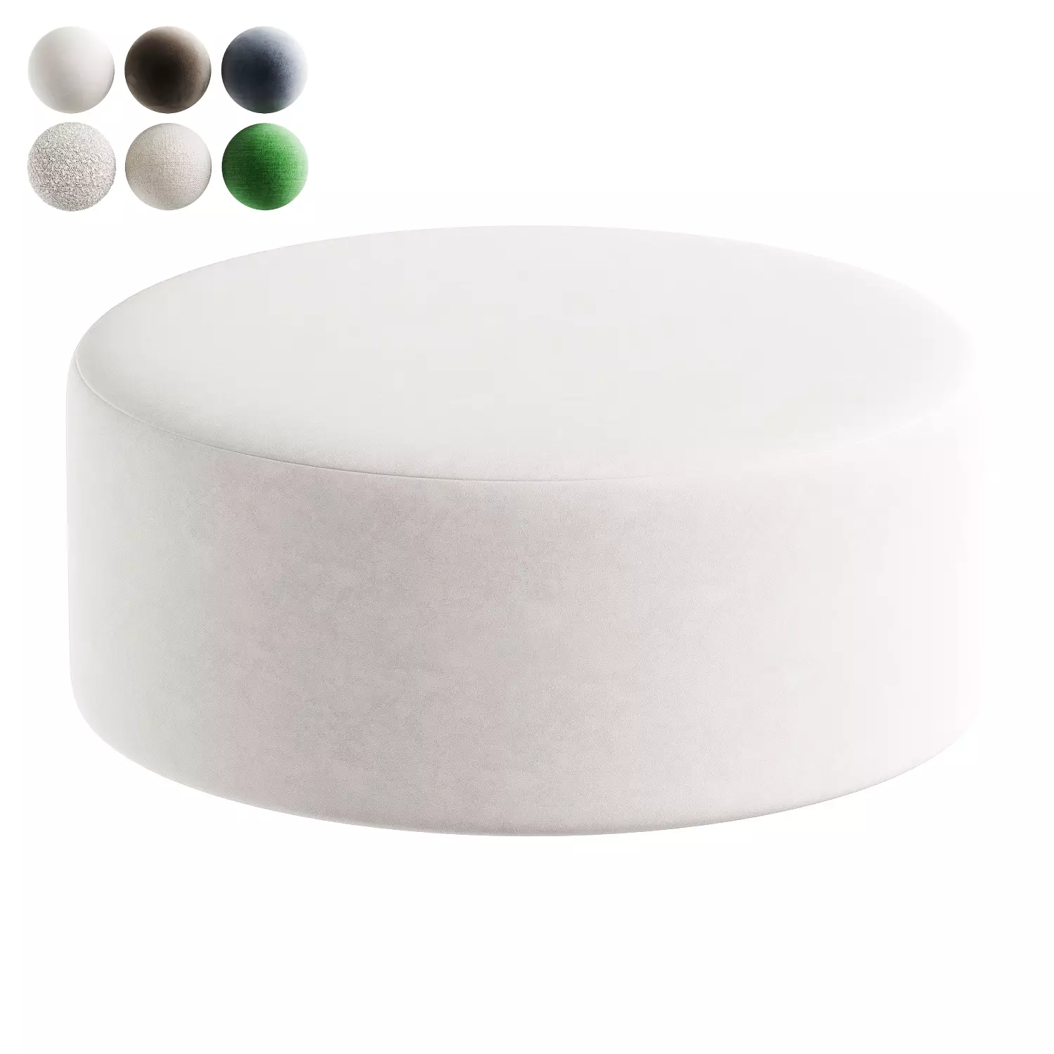 rozy 3 pouf 3D model_0