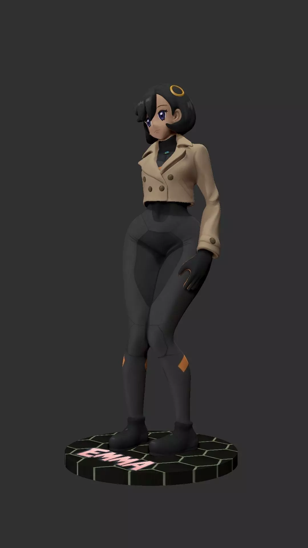 Thicc Emma Pokemon Model 3D print model_5