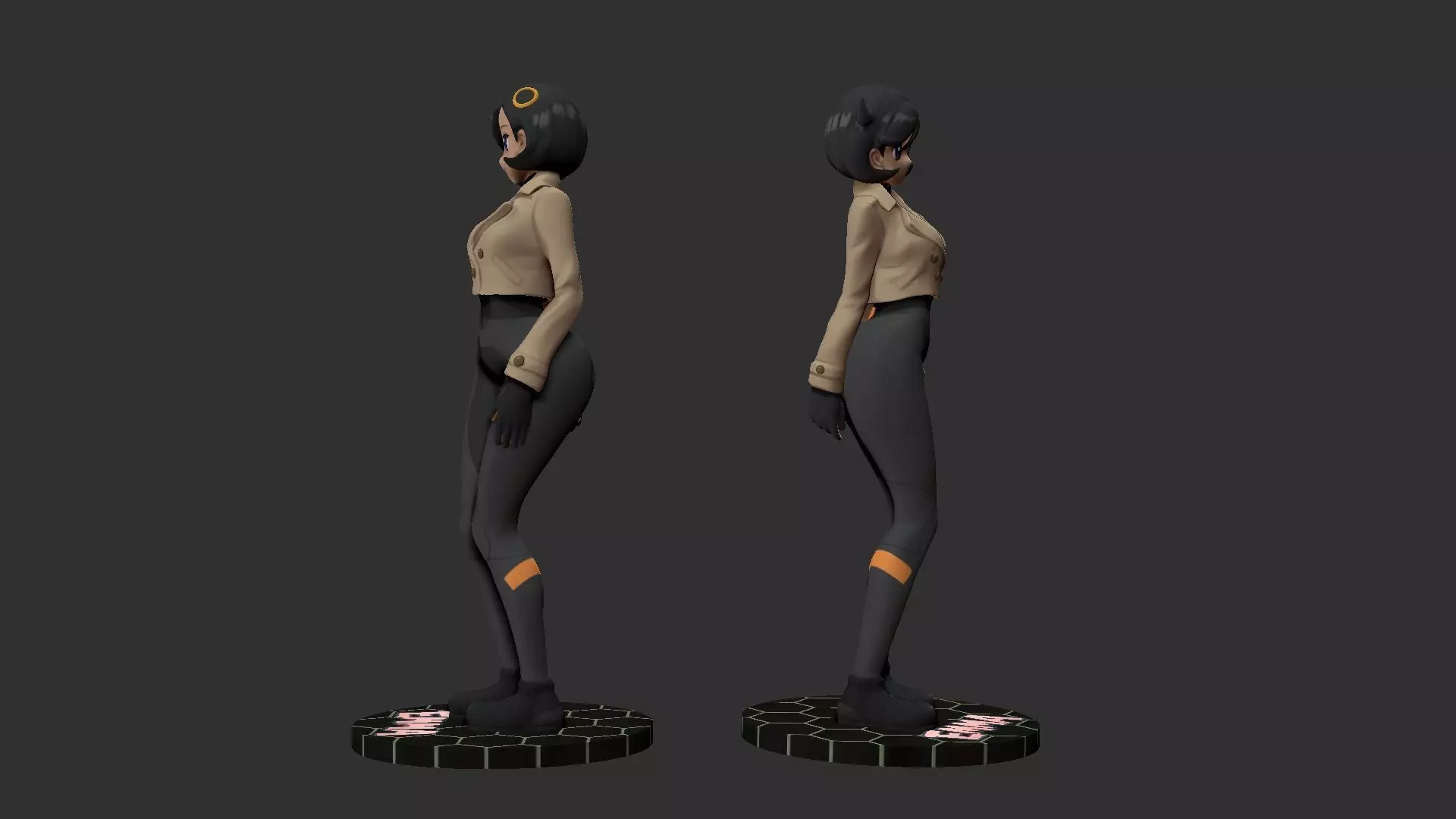 Thicc Emma Pokemon Model 3D print model_11