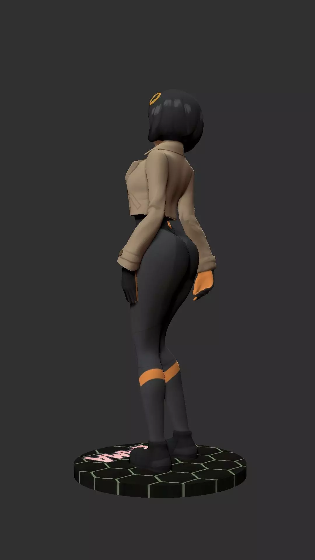 Thicc Emma Pokemon Model 3D print model_7