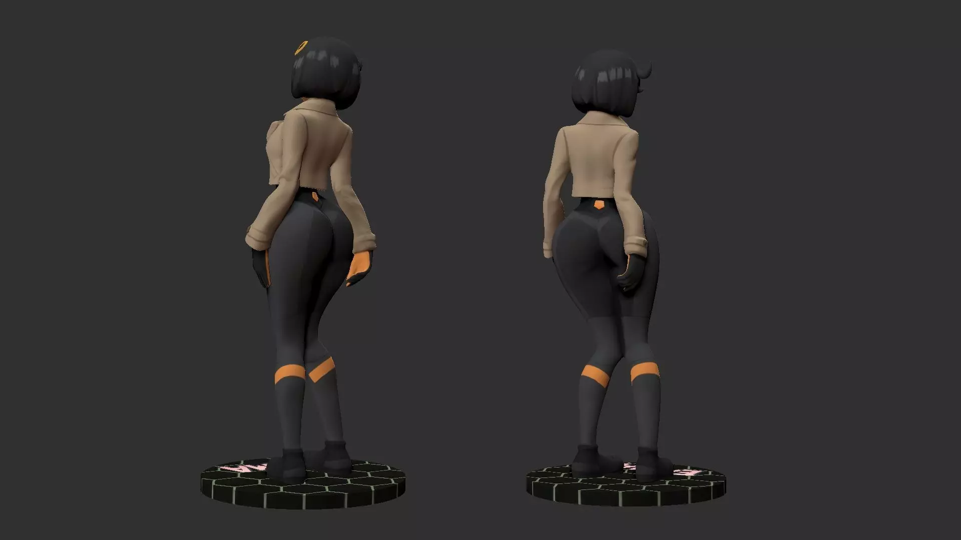 Thicc Emma Pokemon Model 3D print model_4