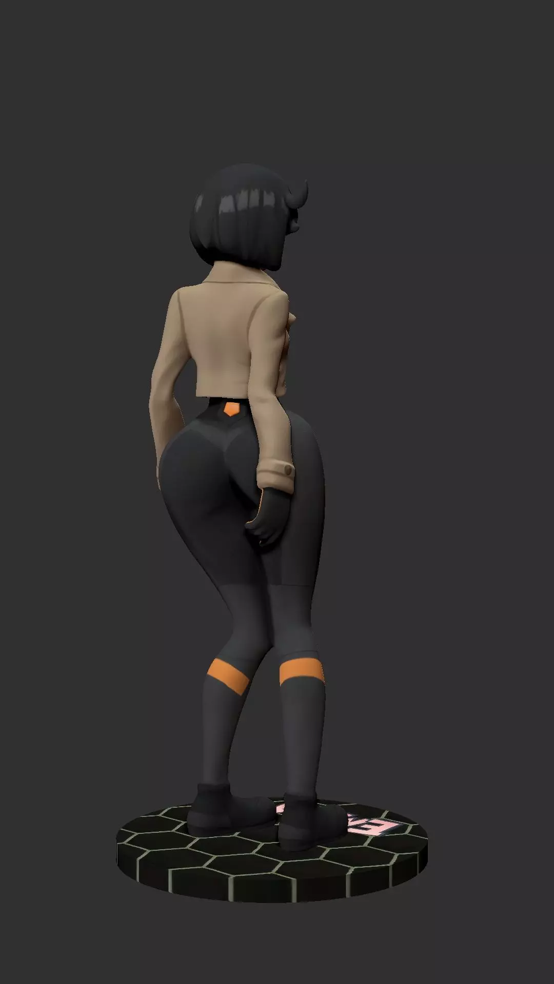 Thicc Emma Pokemon Model 3D print model_9