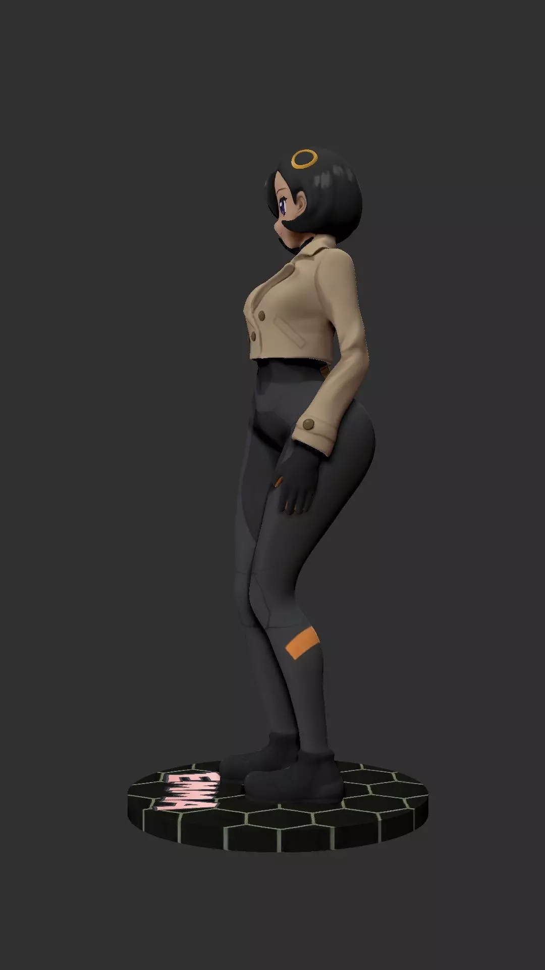 Thicc Emma Pokemon Model 3D print model_6