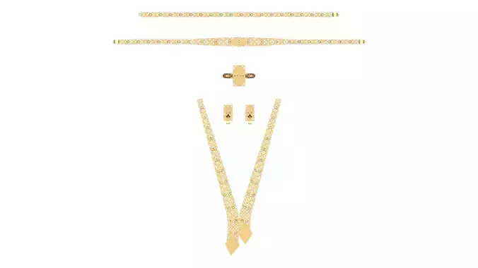 Lightweight Waterway Full Set - 3D Jewelry Model N05 - 14-16 gr 