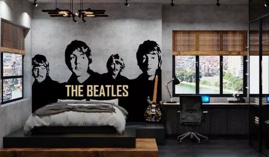 Bedroom and Office Interior Model 3D model_6