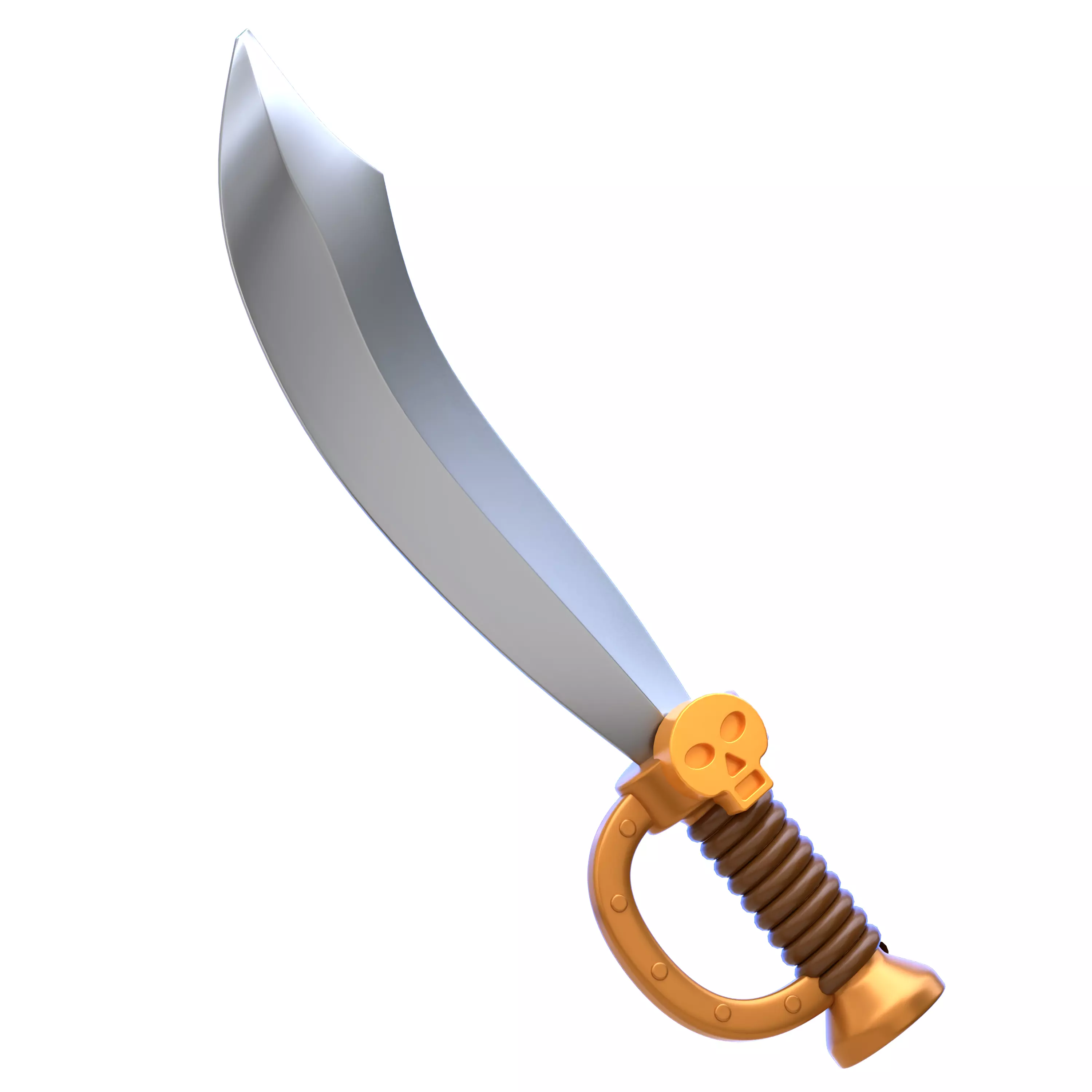 Fantasy Pirate Model with 20 Pirate Elements in C4D FBX OBj 3D model_6