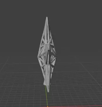 Christmas Mesh Star Ornament 3D Printable Holiday Decoration 3D print model_1