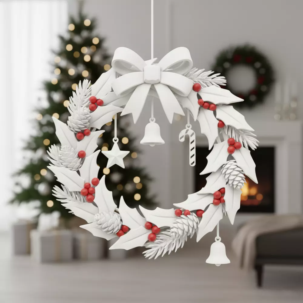 Christmas Door Decor  for Front Door 3D print model_0