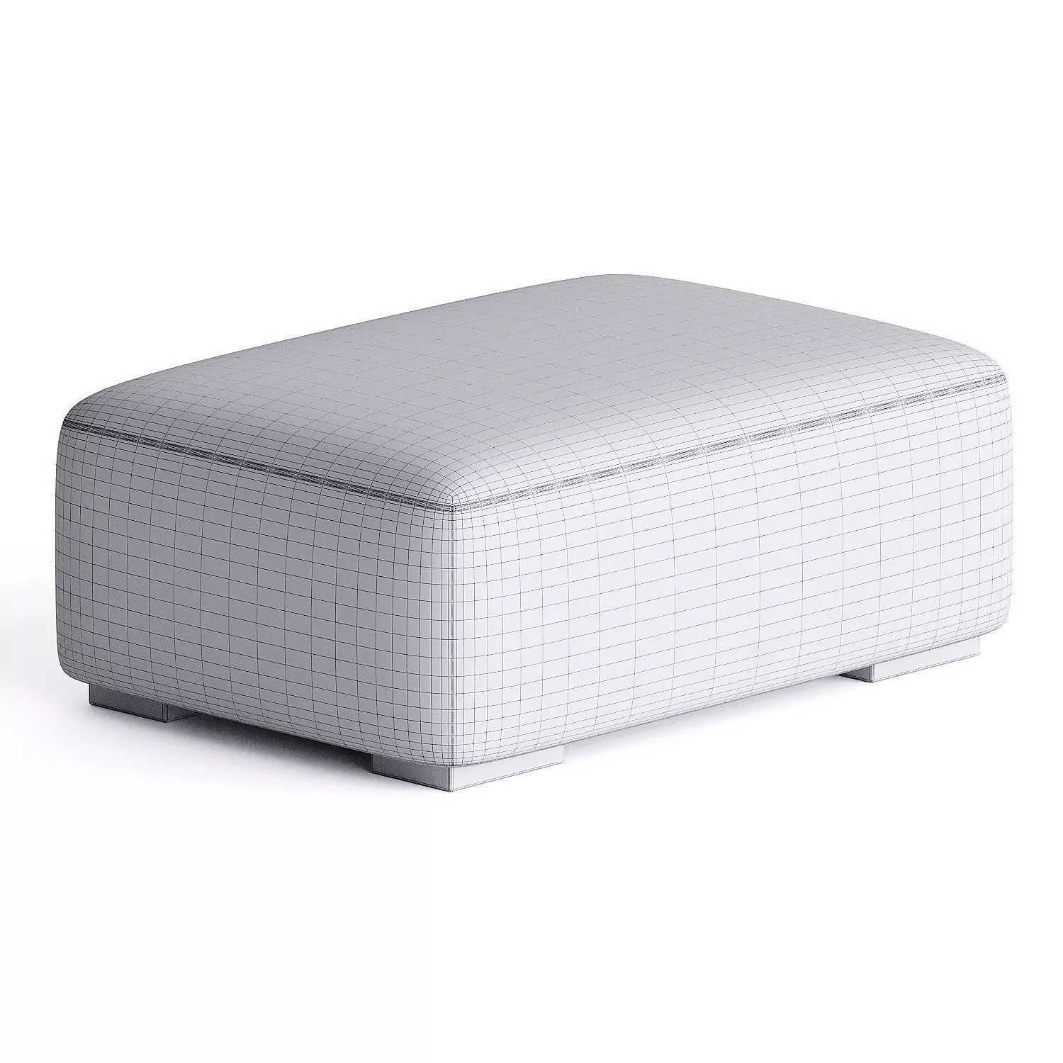 pouf sidonie grey 3D model_6