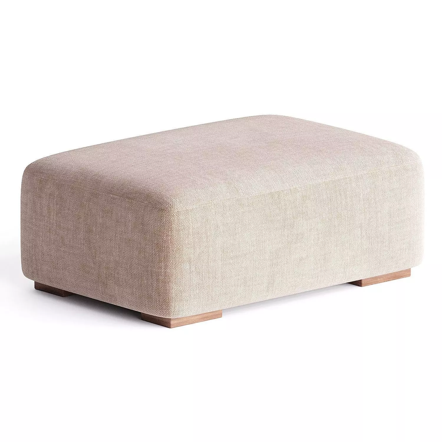 pouf sidonie grey 3D model_3