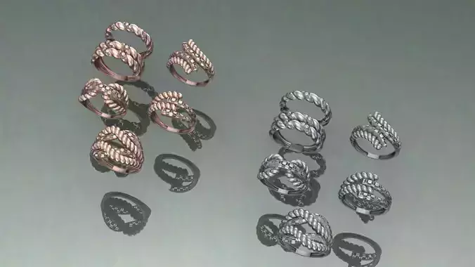 6 fusion cut rings
