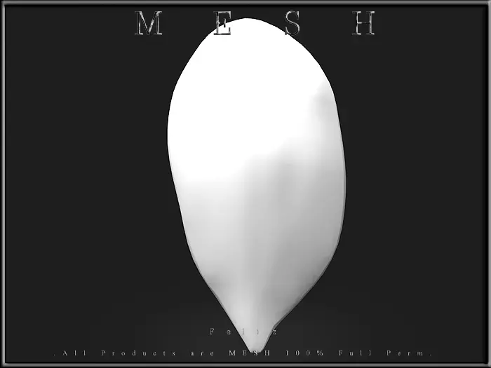 Pumpkin seed Low-poly 3D model_1