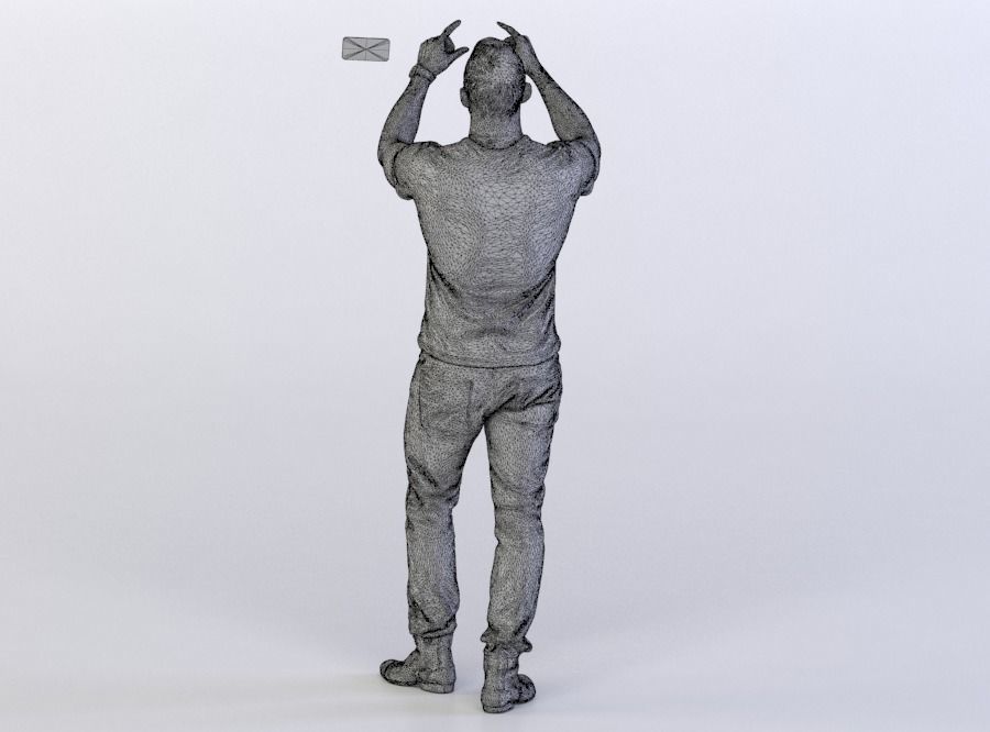 Pierre 0302 Man taking a picture 3D model_6