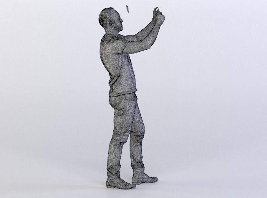 Pierre 0302 Man taking a picture 3D model_7