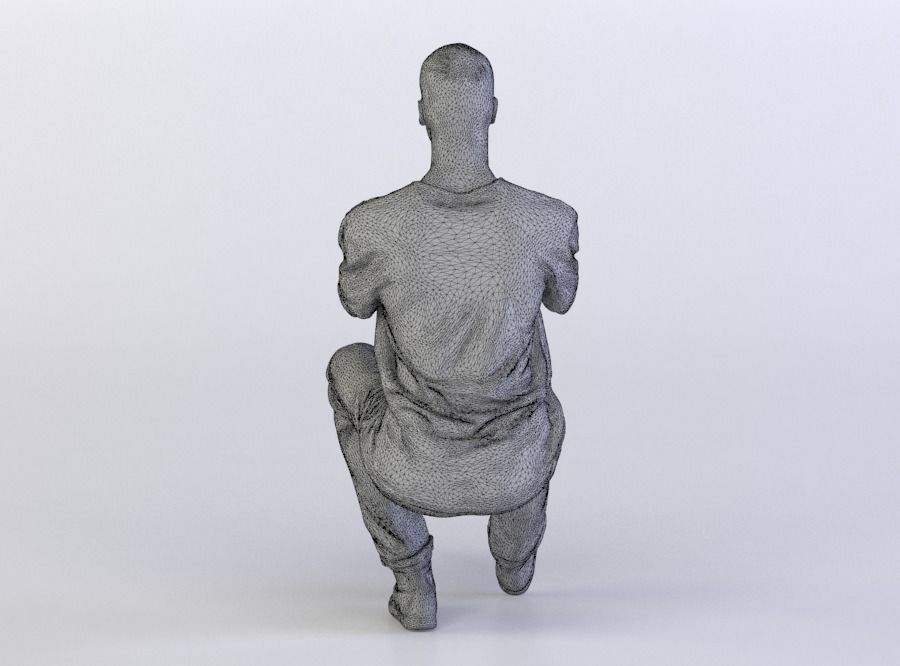 Ramon 0471 Man pretending to drive 3D model_5