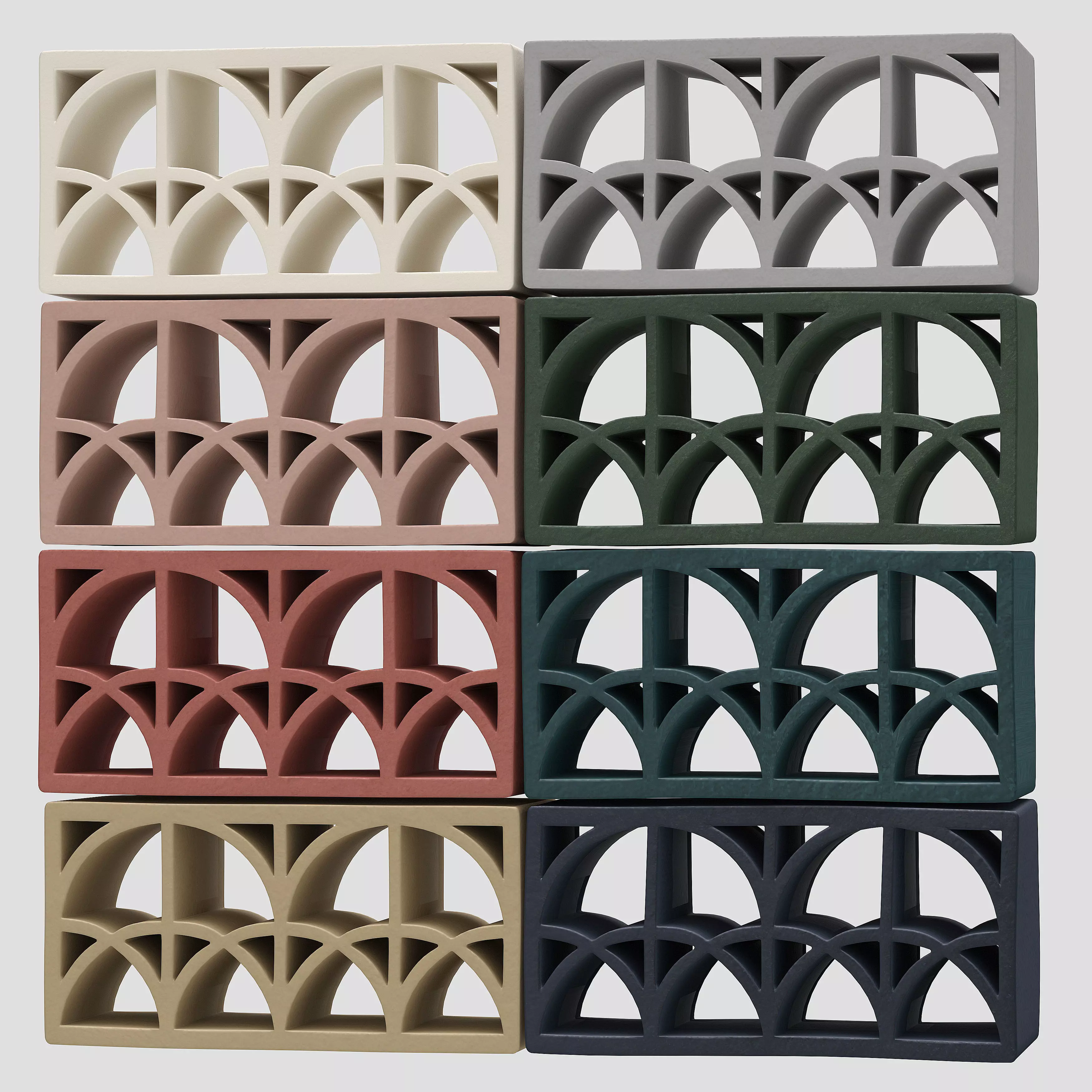 Terratinta Sartoria ceramic blocks 3D model_4