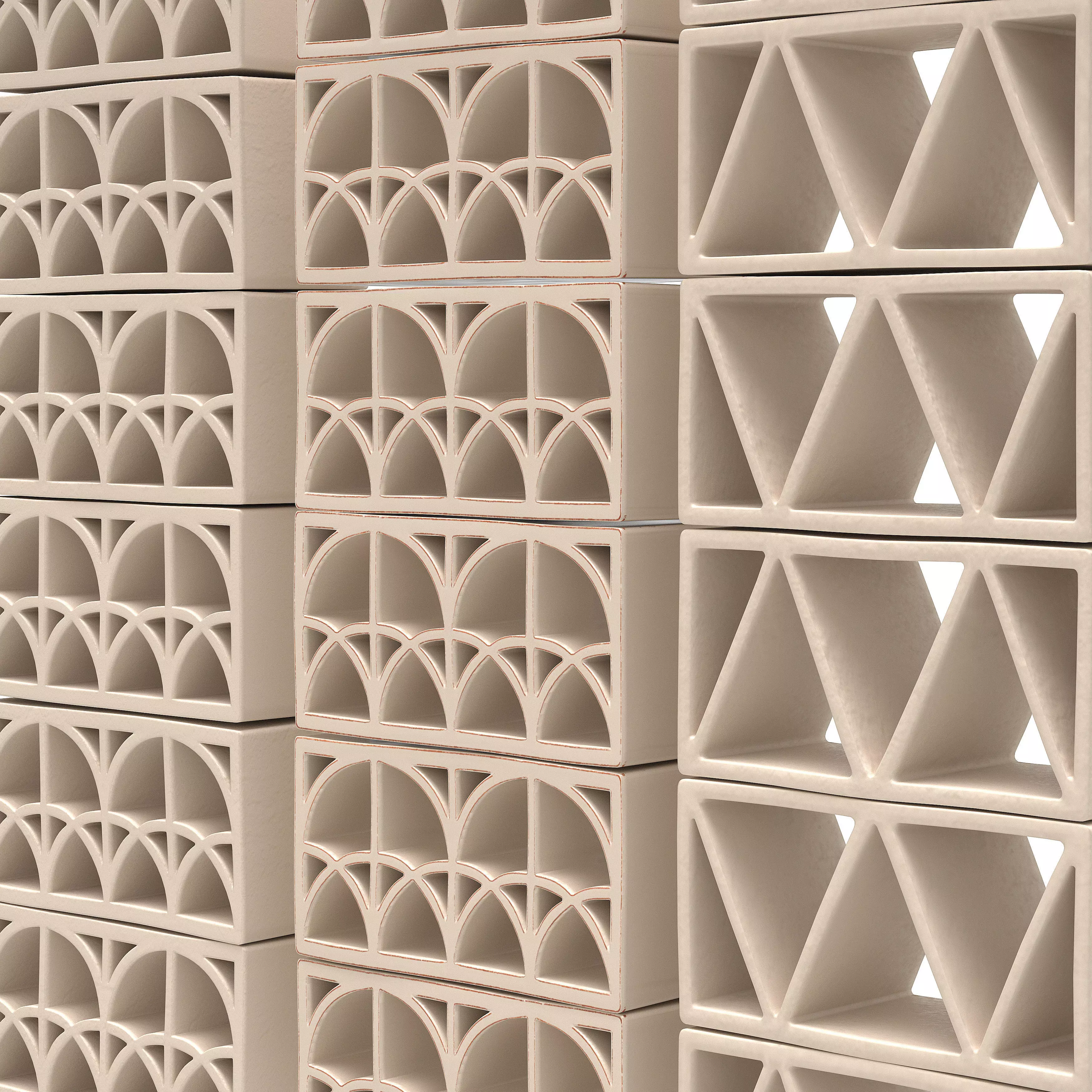 Terratinta Sartoria ceramic blocks 3D model_1