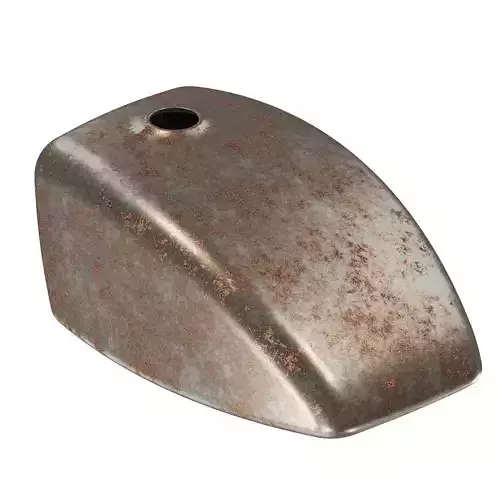 Rusty Motorcycle Fuel Tank