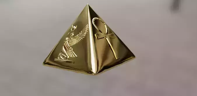 Pharaohs Mystic Pyramid Altar Guardians HorusbIsisScaraband Ankh