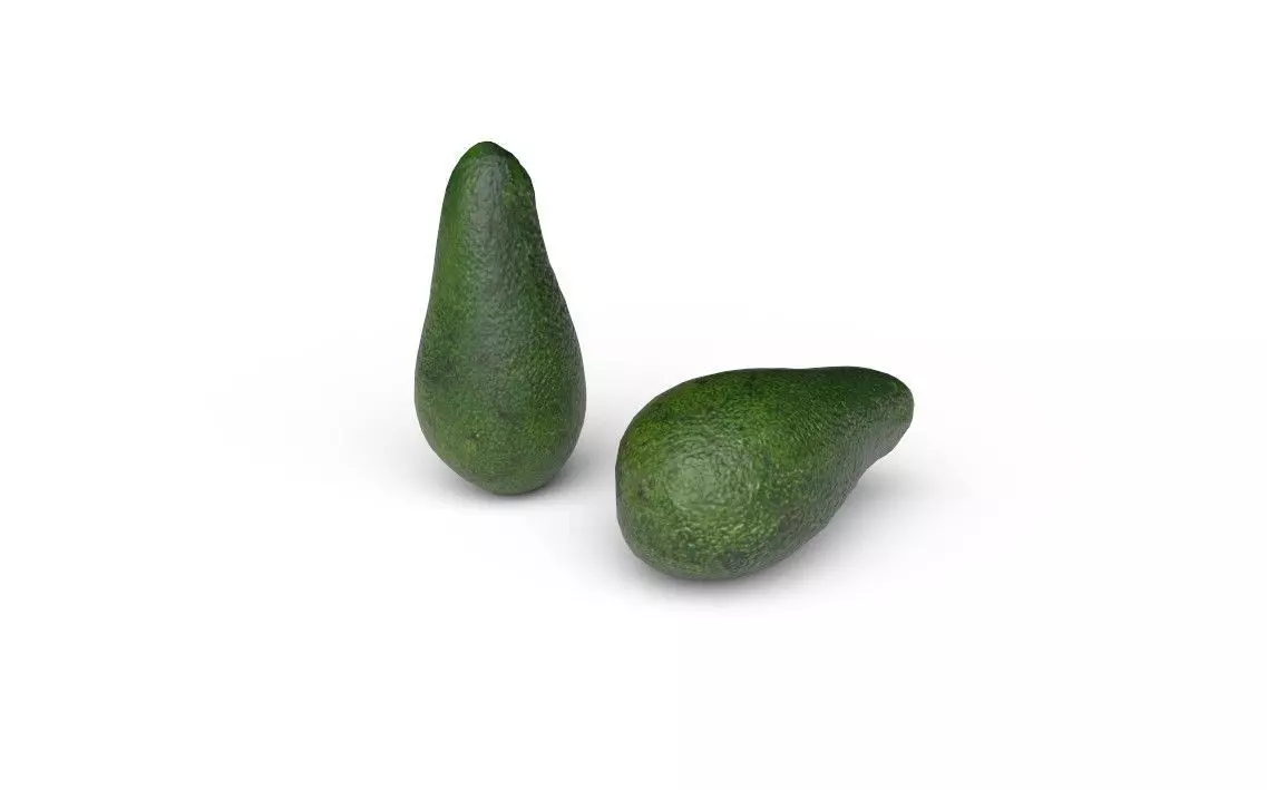 Avocado M01 Low-poly 3D model_3