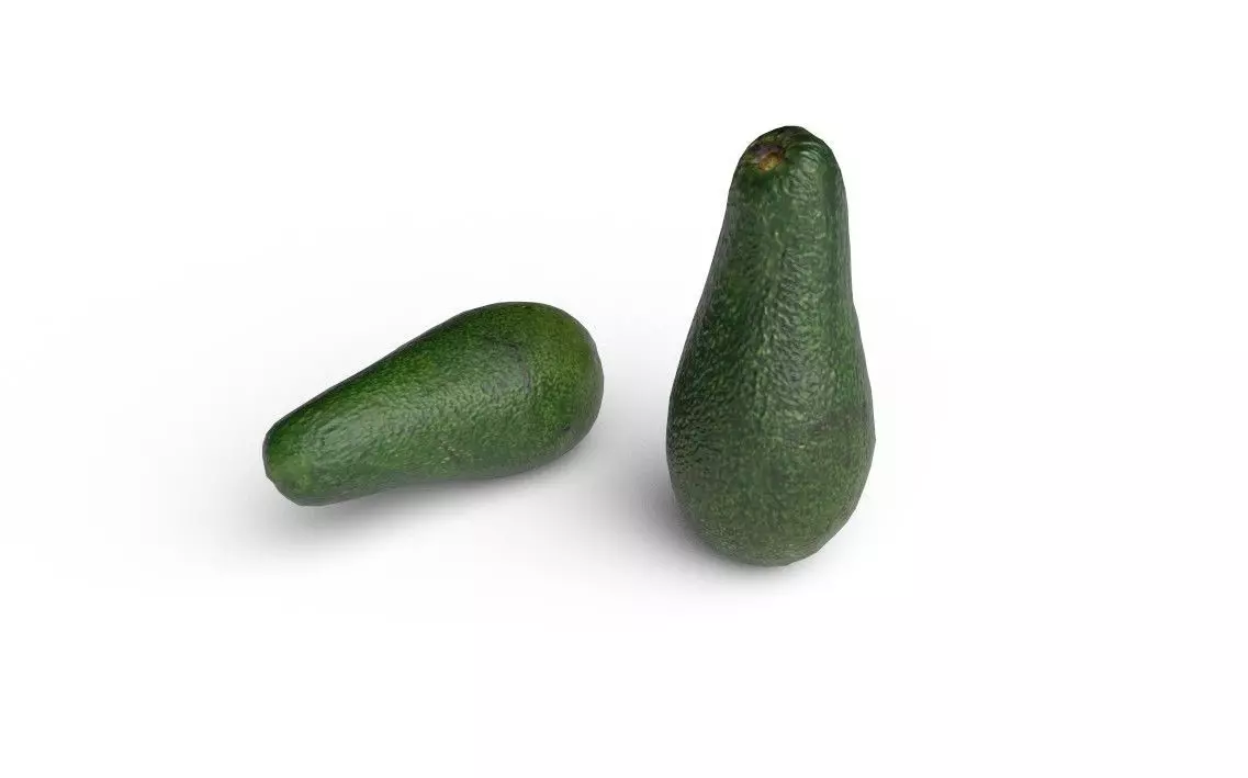 Avocado M01 Low-poly 3D model_5